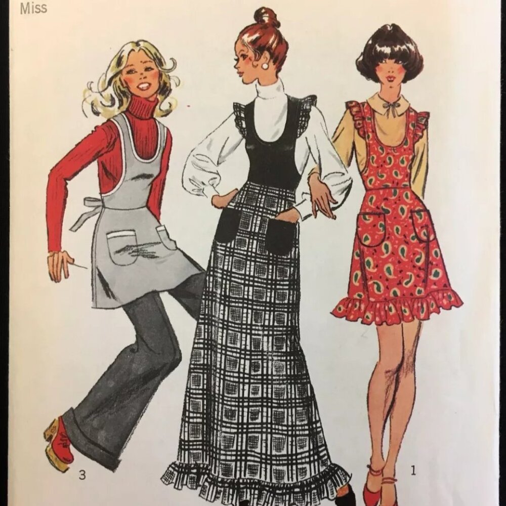 Vintage Simplicity 5807 Misses Jumper Dress or Tunic Misses Size 10 Uncut
